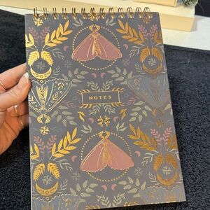 Cool Moth top spiral notebook like new condition :)